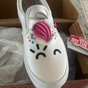 Vans Unicorn slip ons ! 4.5 men 6 women